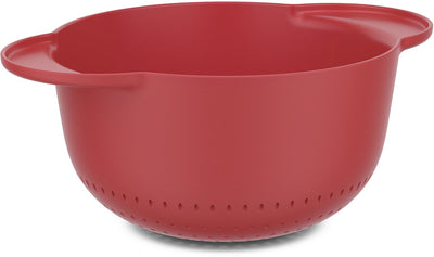 Passoire Mepal chef it - 3000 ml - fond antidérapant pour une meilleure adhérence - convient au bol mélangeur 3000 ml - passe au lave-vaisselle - ustensiles de cuisson - corail