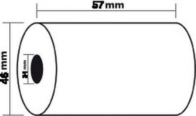 Rouleau de calcul papier imprimante Exacompta bc mc 57x46x12 5x