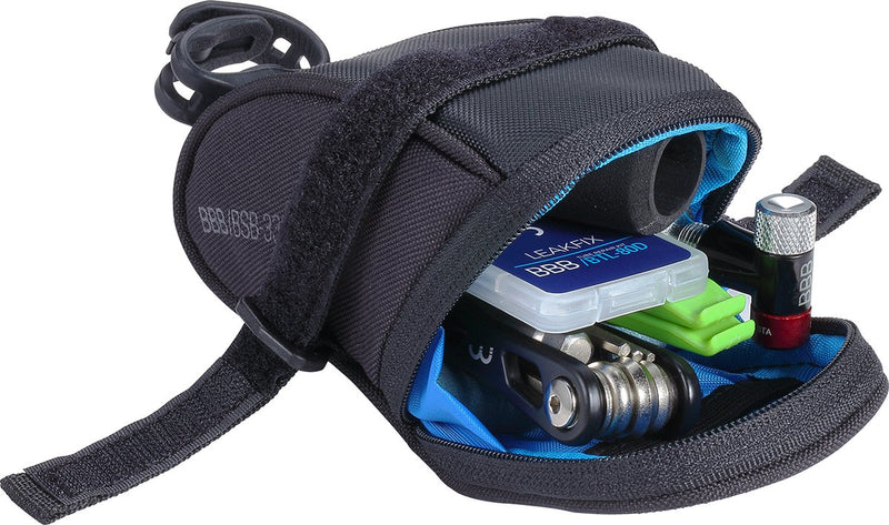 Bbb sacoche de selle de vélo vélo de course VTT avec pompe à co2 et outils - 0,79 litre - trousse à outils pour vélo - vélo multi-outils - ensemble combiné speedpack co2 bsb-58