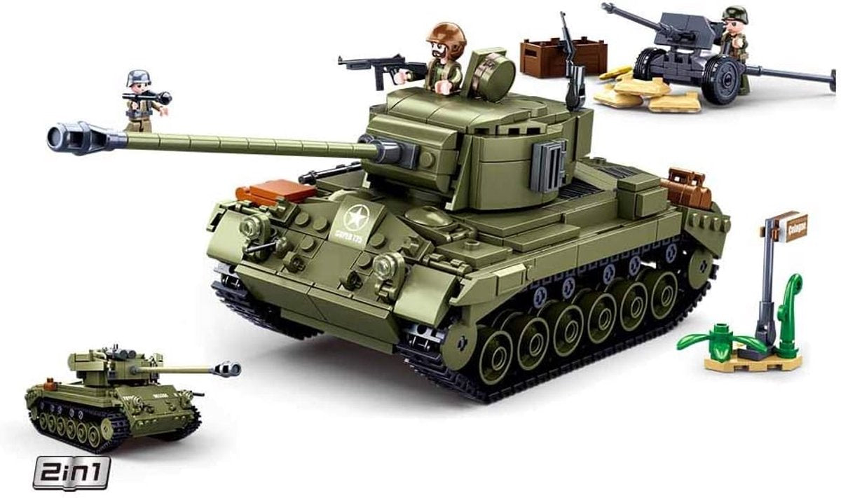 Sluban Army Medium Tank Green