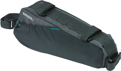 Basil Discovery 365D Frametas M - Sac à vélo sportif compact pour vélo pour femmes pour hommes - 1,8 L - mêlée noire