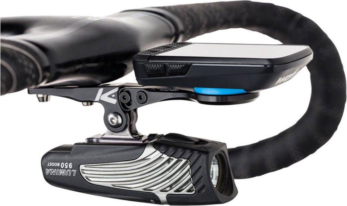 Support de guidon combo intégré K-edge pour wahoo elemnt gopro