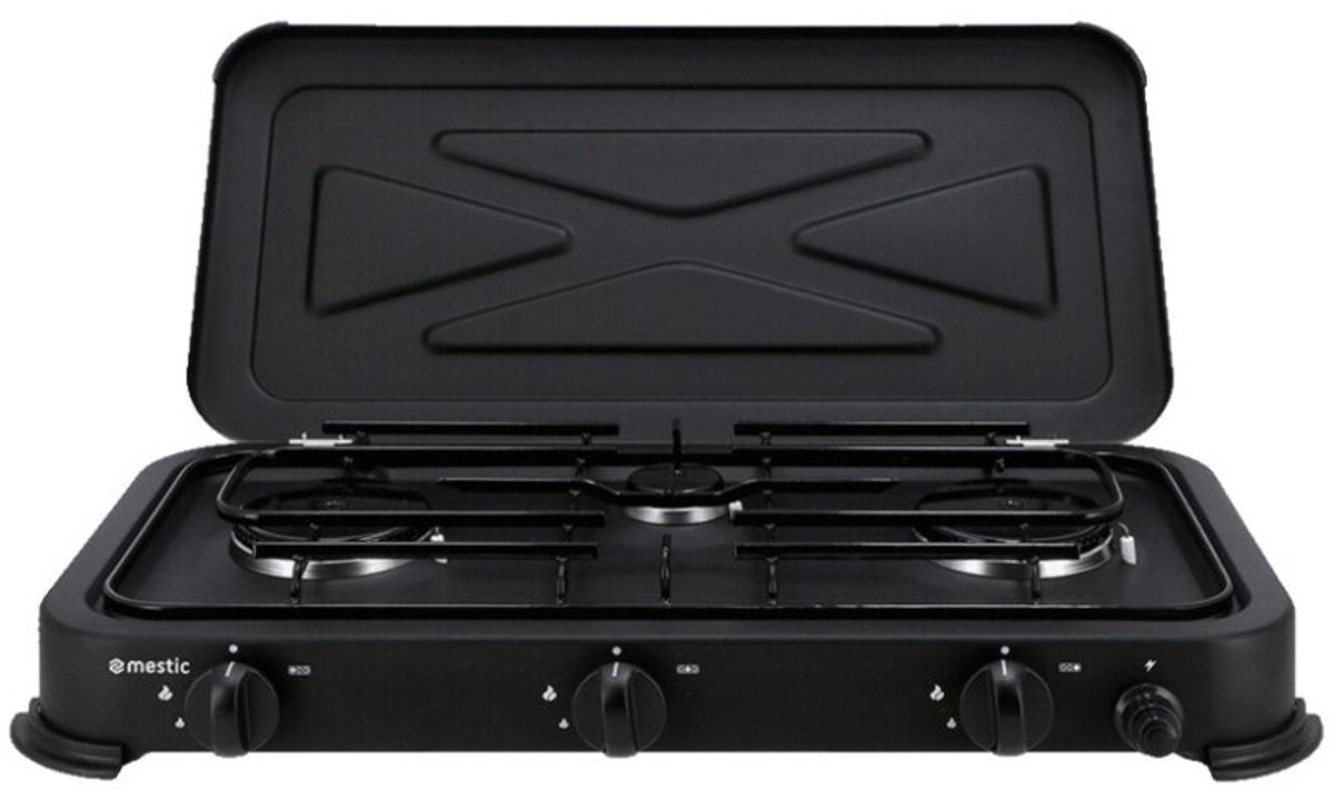 Réchaud Mestic mgc-300 - 3 brûleurs - 2x 2200 w, 1x 850 w - puissance maximale : 5250 w - réchaud de camping