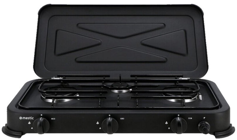 Réchaud Mestic mgc-300 - 3 brûleurs - 2x 2200 w, 1x 850 w - puissance maximale : 5250 w - réchaud de camping