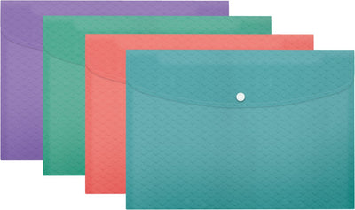 Dossier de projet Esselte colour'breeze a4 - dossier en plastique transparent pour ranger les papiers - assorti