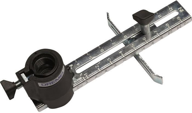 Accessoire pour machine multi-outils Dremel 678 - coupe-ligne et cercle - guide de coupe