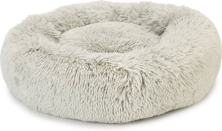Beeztees chaton vako - panier pour chat - peluche - gris - 50x50x18 cm