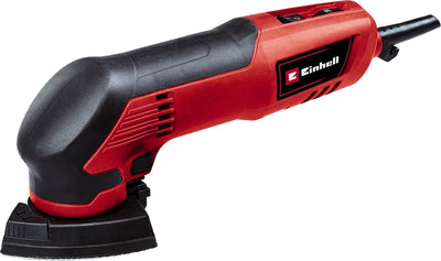 Ponceuse delta électrique Einhell tc-ds 20 e - 200w - vitesse variable - raccord d'aspiration de poussière - incl. 9 morceaux de papier de verre