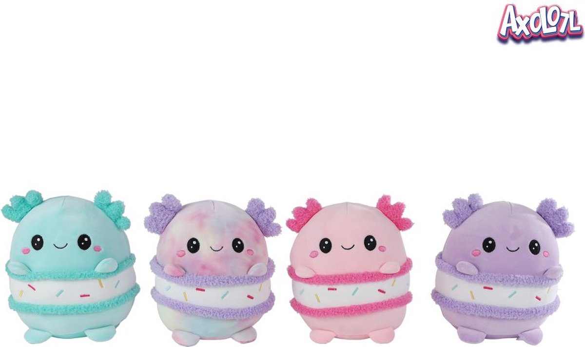 Ramenez-moi à la maison câlin en peluche axolotl, 20 cm