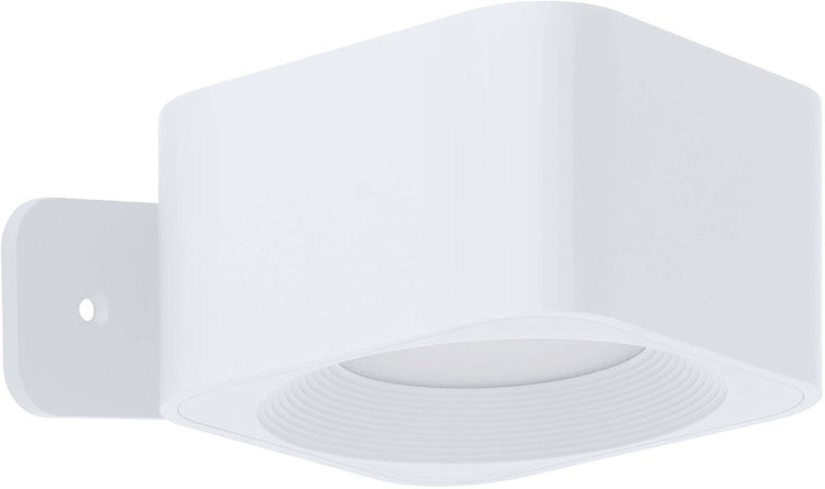 Applique Eglo muraglie - rechargeable (jusqu'à 24 heures d'éclairage) - sans fil - 7,5 cm - blanc - lumière blanche orientable - dimmable
