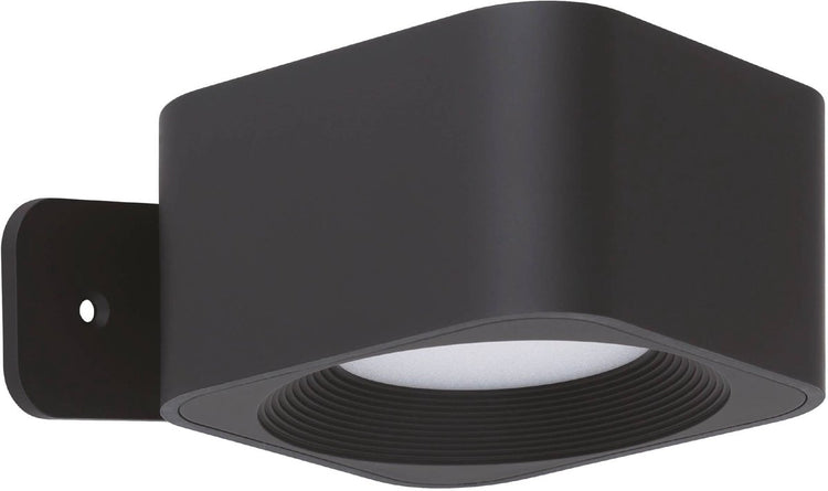 Applique Eglo muraglie - rechargeable (jusqu'à 24 heures d'éclairage) - sans fil - 7,5 cm - noir - lumière blanche orientable - dimmable