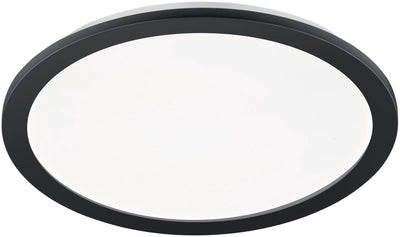 Rl live your light reality camillus - plafonnier - salle de bain - noir - d40 cm - step dim