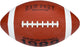 Ballon de football américain New Port - moyen - marron - caoutchouc butyle - env. 26 cm