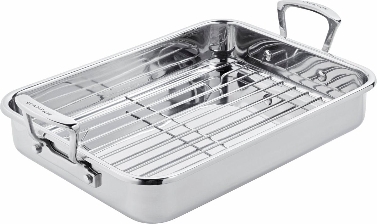 Scanpan impact braadslede RVS avec coq 42x26 cm