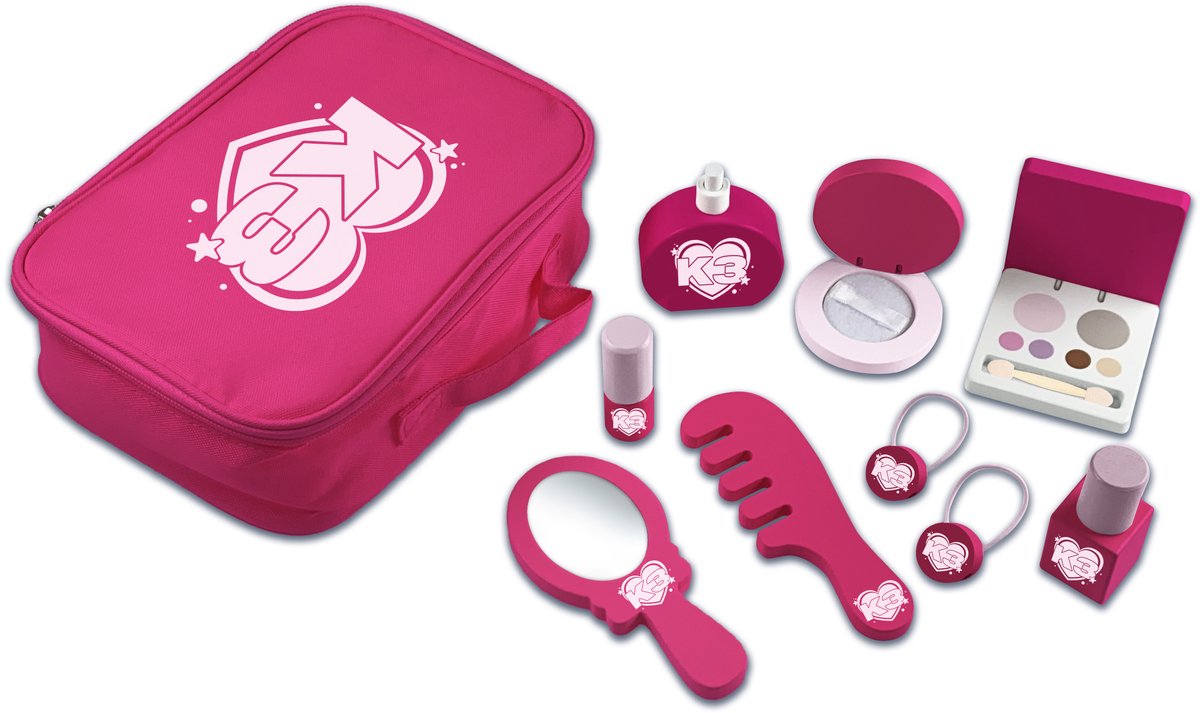 Studio 100 K3 Wooden Make -Up Set - 10dlg.