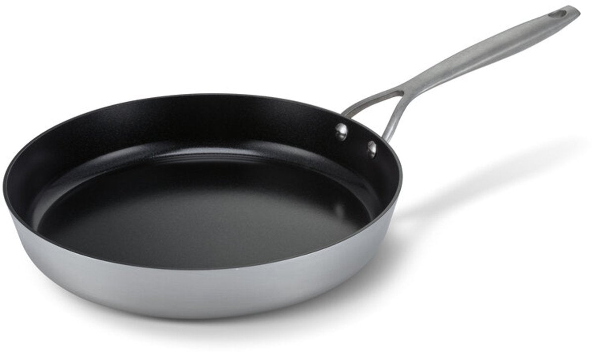 Poêle Brabantia Dusk ø 28 cm - 100% sans PFA - revêtement antiadhésif en céramique - poêle à induction - passe au lave-vaisselle et au four - gris