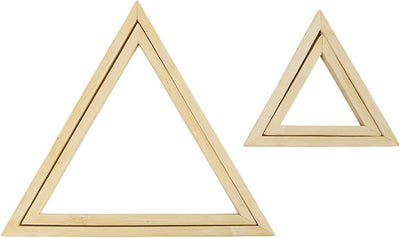 Cadres Creativ company, triangle, dimensions 9x12+18x21 cm, 2 pièces 1 boîte