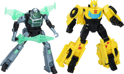 Transformers Earthspark Cyber Combiner Bumblebee Mo Malto - figurine