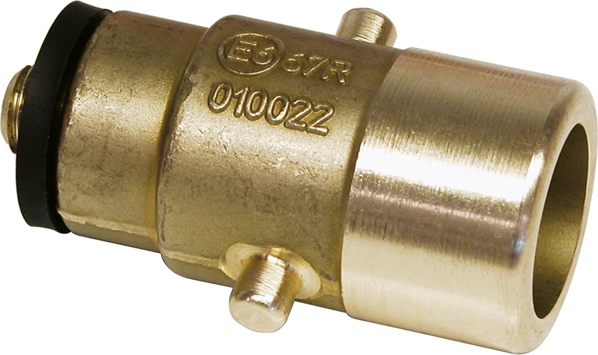 Carpoint Mamelon GPL baïonnette 10 mm - laiton doré
