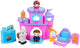 Eddy Toys Castle Play Set 10 pièces – Château rose avec figurines et accessoires – Coffret de jeu avec cheval et meubles – Jouets de château pour enfants