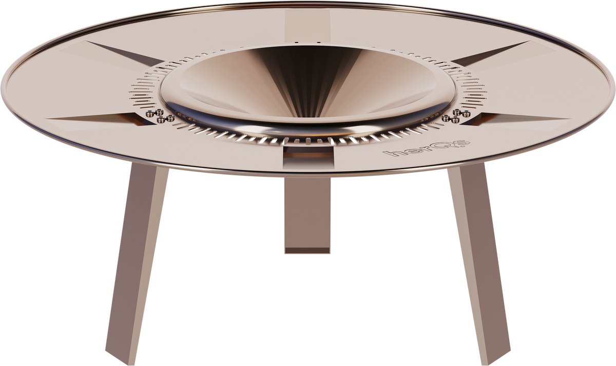 Herqs Blaze Heater - Diffuseur de chaleur pour le brasero sans fumée - Améliorez votre feu - Augmentez votre confort