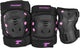 Tempish – taky – protection pour patins – pack de 3 – adultes – rose – ensemble complet pour patinage – taille l