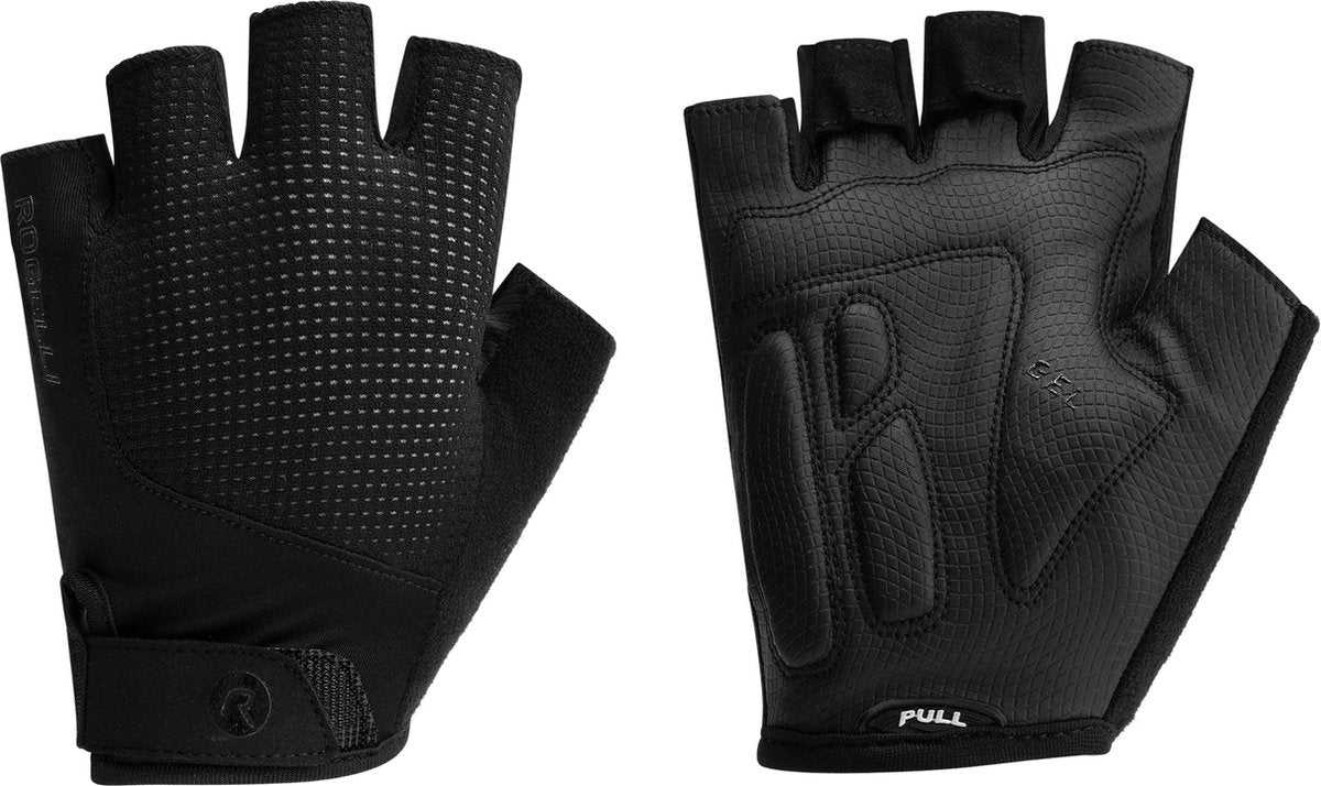 Rogelli gants de cyclisme essentiels femmes - été - noir - m
