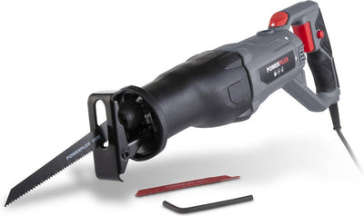Scie alternative électrique Powerplus powe30030 - Machine à scier 710w - 2800min1 - outils avec 2 accessoires.