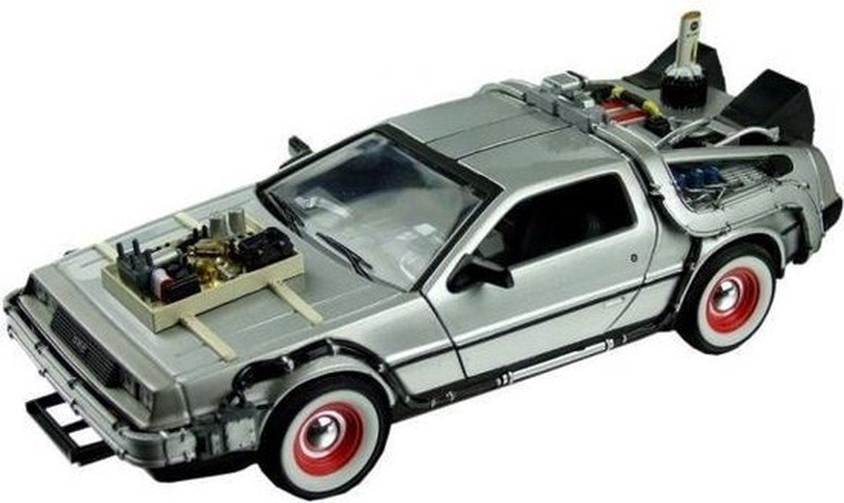 Welly retour vers le futur iii modèle moulé sous pression 1 24 '81 delorean lk coupé