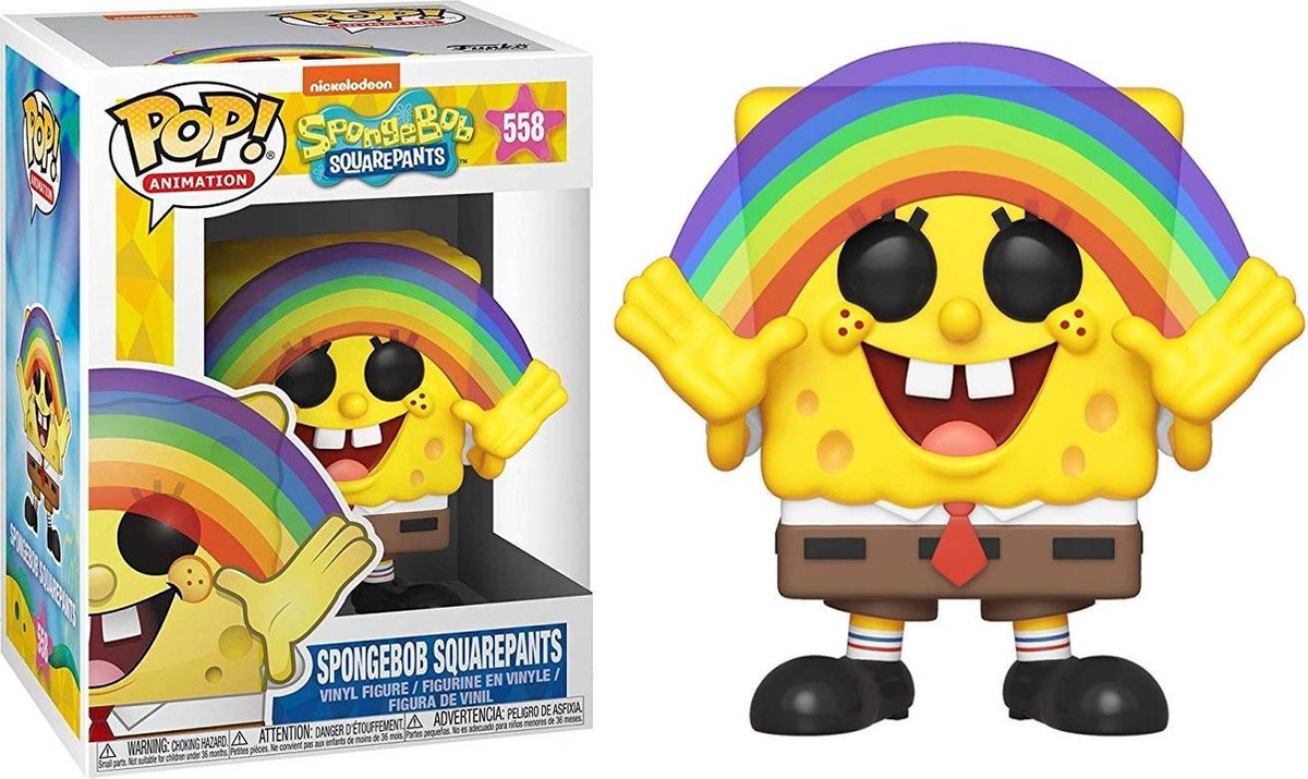 Funko-pop ! Bob l'éponge - Bob l'éponge arc-en-ciel