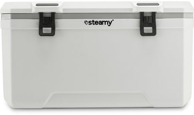 Steamy marine 120 - grande glacière - spécialement pour le bateau - 120 litres - blanche