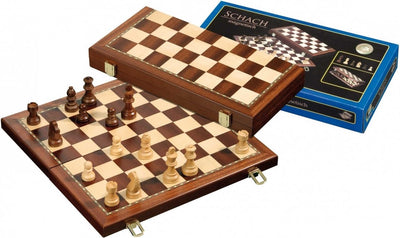 Champ de cassette d'échecs Philos 42 mm, hauteur roi 76 mm magnétique