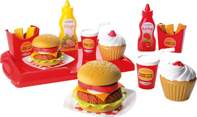 Ecoiffier 100% Chef Hamburgers Set 25DLG.