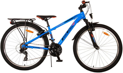 Volare Cross Children's Bicycle - Boys - 26 pouces - Bleu - 18 Gears - Deux freins à main