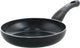 Poêle à frire en céramique noire Kochstar Essenz - 24 cm - sans PFAS - poêle à induction - poêle à induction - revêtement antiadhésif en céramique - poignée de refroidissement - passe au four jusqu'à 130° C - noir