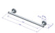 Plieger porte-serviettes magnétique 430mm brossé