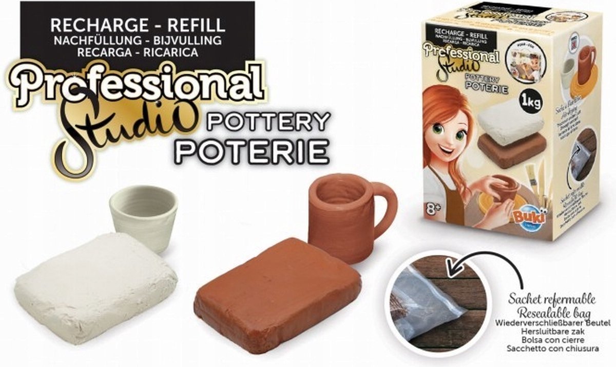 Buki france buki - pâte à modeler - 1 kg