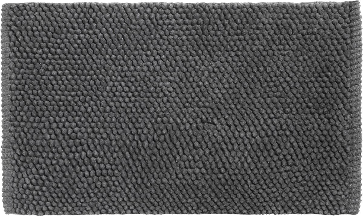 Tapis de bain Differnz popcorn 50x80cm anthracite