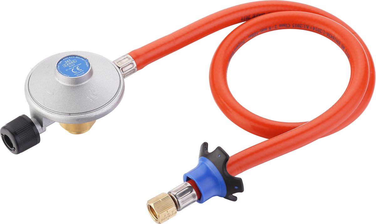 Cadac dometic - détendeur gaz en417 - avec tuyau 85cm - 30mbar