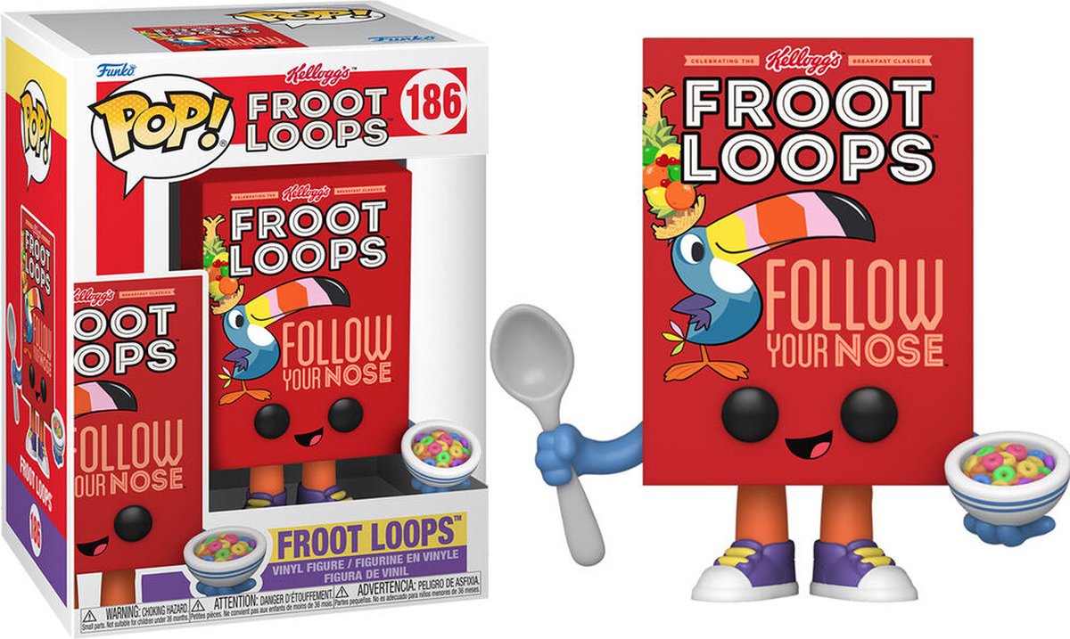 Funko pop ! icônes publicitaires fruit loops 186 kelloggs