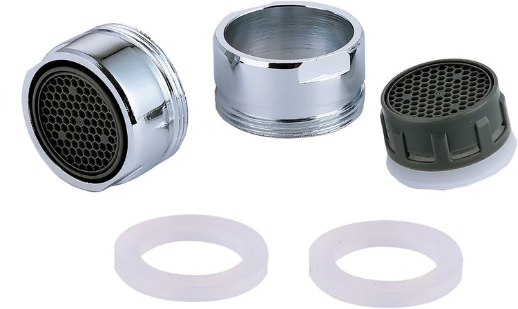 Kirchhoff eco-save régulateur de jet - chrome - m24ag - 6l min - protection contre le calcaire (2x)