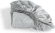 Cendrillon - dimanche - drap-housse - 2 personnes - satin 100% coton - 200x210 cm - hauteur de matelas jusqu'à 25 cm - gris clair