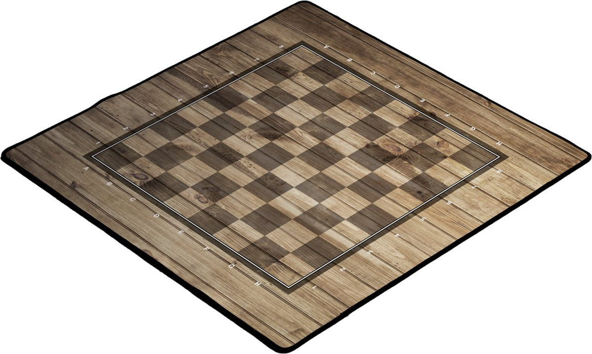 Jeux Geronimo hors ligne - tapis de jeu : bois d'échecs - 40x40 cm - polyester