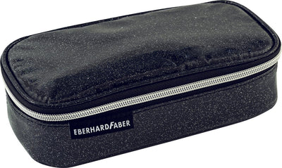 Trousse à crayons Eberhard Faber - jumbo - anthracite pailleté - vide - ef-577587