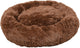 Lit pour chien Flamingo - lit pour chien beignet - lit pour chat - panier rond en peluche avec antidérapant - panier marron krems - ø70 cm
