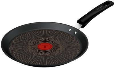 Expérience Tefal - poêle à crêpes - 25 cm - noyau fusion - revêtement antiadhésif - induction - convient pour une utilisation avec des spatules métalliques