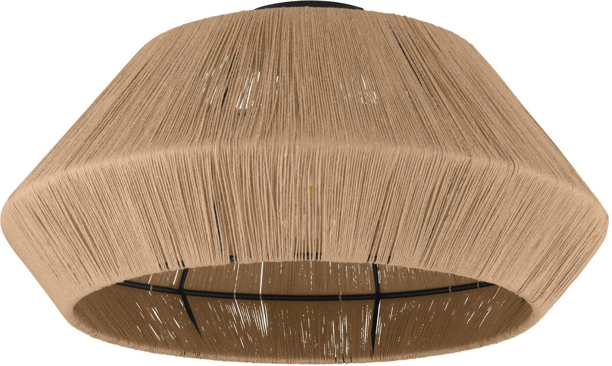 Plafonnier Eglo Alderney - e27 - ø 48 cm - marron noir