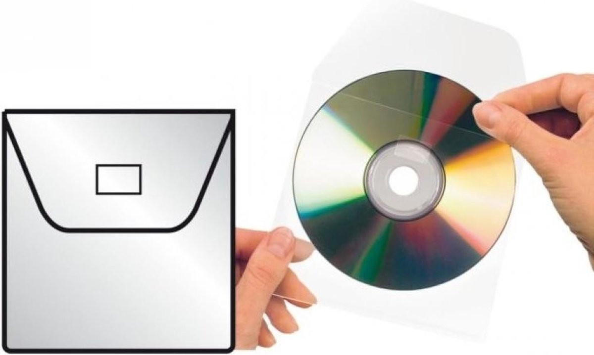 Djois 100 enveloppes CD - DVD -ROM