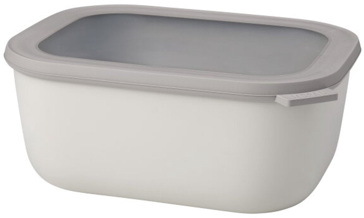 Mepal - boîte de conservation alimentaire multi bols cirqula - 3000 ml - rectangulaire - blanc nordique