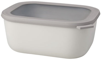 Mepal - boîte de conservation alimentaire multi bols cirqula - 3000 ml - rectangulaire - blanc nordique